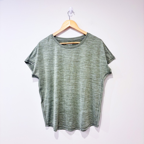 Reitmans Tops - REITMANS HYBA Green/Grey sports t-shirt